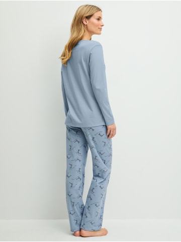 Calida Pyjama in dusty grey