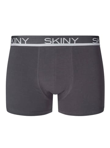 Skiny Boxershort 3er Pack in Grau/Blau/Schwarz