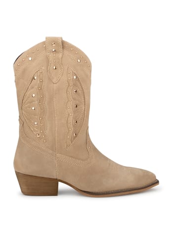 PS Poelman Westernstieffelette "MOCO" in Beige