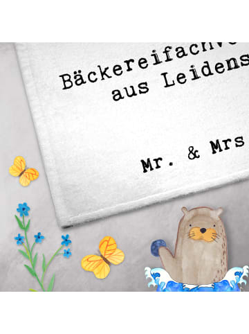 Mr. & Mrs. Panda Handtuch Bäckereifachverkäuferin Leidenschaft m... in Weiß