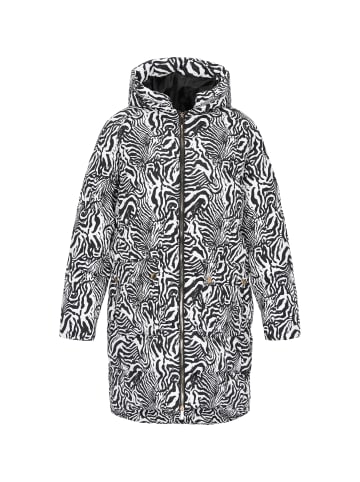 faina Women Coat in black white