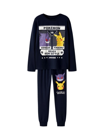name it Pyjama 'Sux Pokemon' in dunkelblau