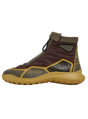 Camper Sneaker " CRCLR " in Dunkelbraun - Gelb