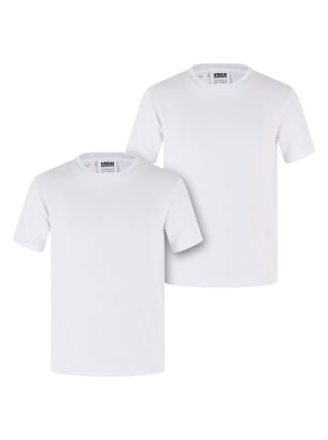 Urban Classics T-Shirts in white+white