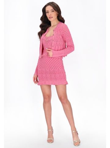 faina Women Cardigan in pink gold