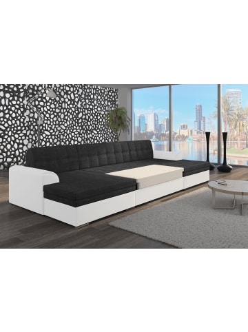 MF Design Wohnlandschaft Venti in Kunstleder Grau in Grau -  (L) 355 x (B) 355 x (H) 80 cm