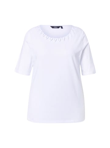 Ulla Popken Strick-Top in schneeweiß