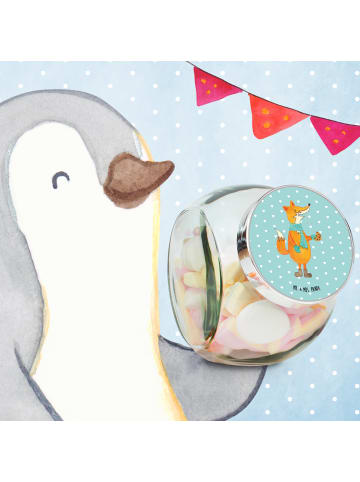 Mr. & Mrs. Panda Kaffeedose Fuchs Keks ohne Spruch in Türkis Pastell