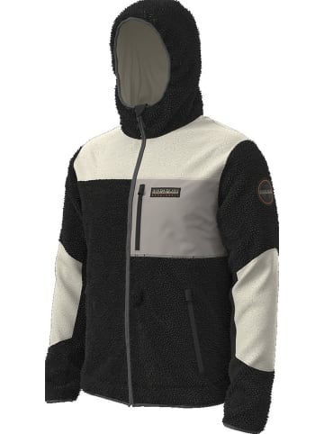 Napapijri Hoodie "Yupik Fzh 3" in Schwarz