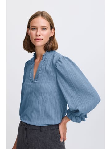 b. young BYJULIANA SS BLOUSE - LIGHT WOVEN Regular fit in Moonlight Blue