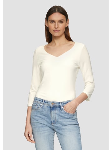 s.Oliver T-Shirt 3/4 Arm in Creme