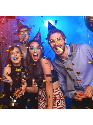 relaxdays 48x Partybrille in Bunt