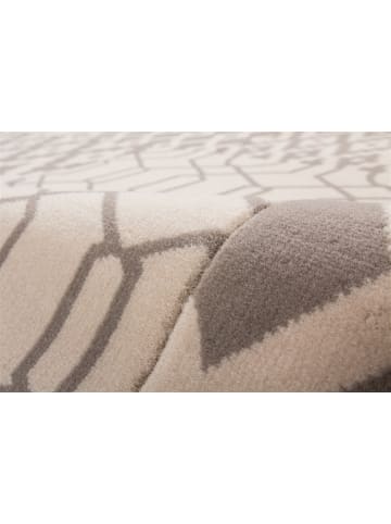 Kayoom Kurzflor Teppich Lina 325 in multi - taupe - rechteckig