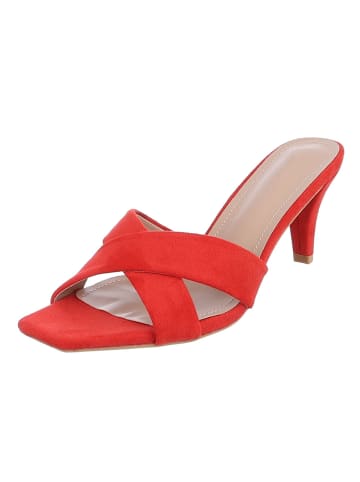 Ital-Design High-Heel Sandalette in Rot