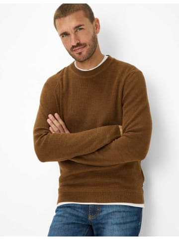 BRAX  Rundhalspullover für Damen in braun