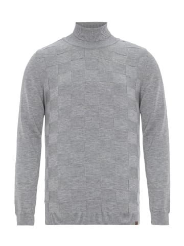 Cipo & Baxx Rollkragenpullover in LIGHTGREY