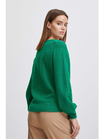 b.young Strickpullover BYMILO VNECK - 20813522  Strickpullover mit V-Ausschnitt in Grün