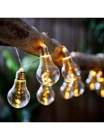 Butlers Solar-Lichterkette SUNLIGHT 4er-Set in Grau