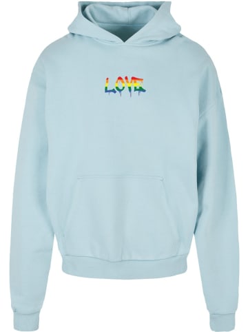 Merchcode Hoodie "Love TeddyOversized Hoody" in Blau