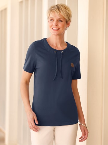 Sieh an! Kurzarmshirt in dunkelblau