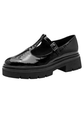 Marco Tozzi Slipper in BLACK PAT.