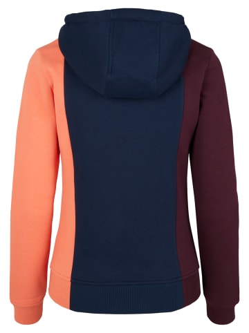 Urban Classics Kapuzenpullover in redwine/midnightnavy