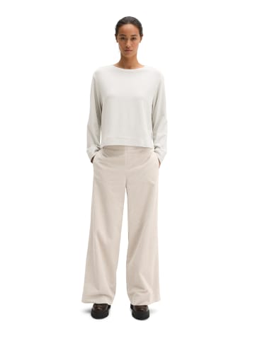 Marc O'Polo Oversize Longsleeve cropped in Frosty Blue