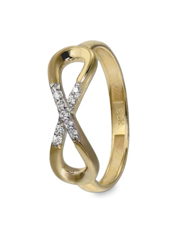 GoldDream Goldring 333 Gelbgold - 8 Karat, Infinity Größe 56 (17,8)