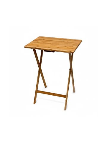 relaxdays Beistelltisch in Natur- (B)48 x (H)63 x (T)38,5 cm