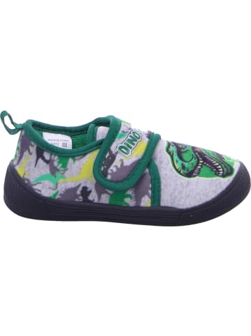 Dinosaurier Hausschuh in grau