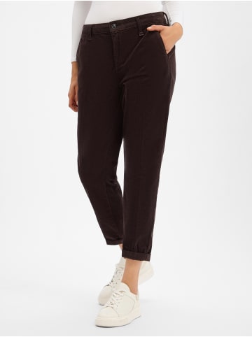 MAC HOSEN Hose Chino turn up in schoko