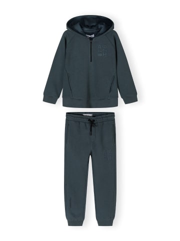 Minoti 2tlg. Set: Jogginganzug 23fleece121 in rauchblau