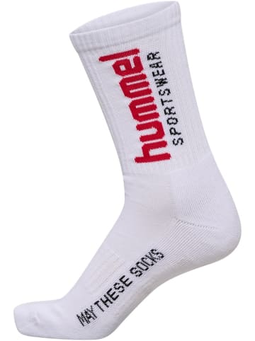 Hummel Socke "3-Pack Socks Sportswear Big" in Weiß
