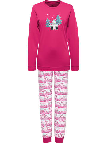 Erwin Müller Single-Jersey Schlafanzug in pink