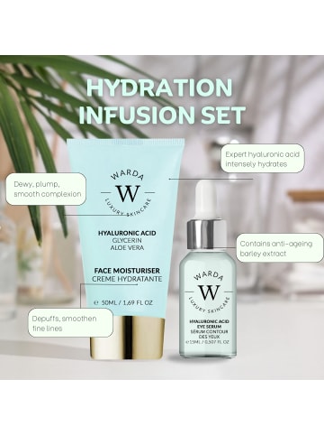 Warda Feuchtigkeits Boost Set Hyaluronsäure Creme + Augenserum