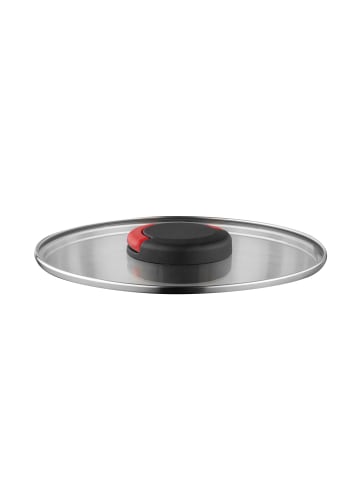 Kuppels Glasdeckel QUICK CLACK PRO in silberfarben