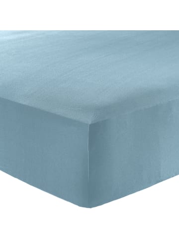 Erwin Müller Interlock-Jersey, Microfaser Spannbettlaken Landsberg in hellblau