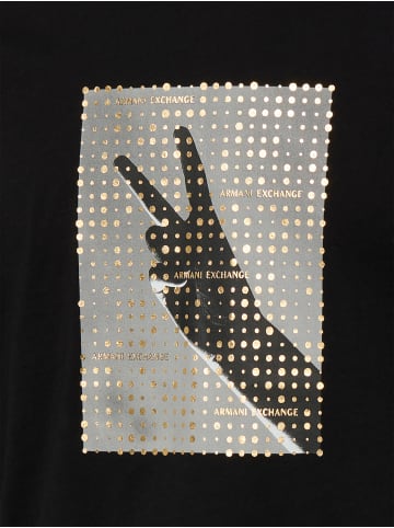 Armani Exchange Shirt in schwarz gold