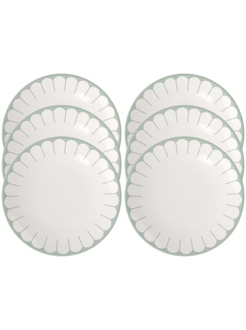 Villeroy & Boch 6er Set Speiseteller Fleur Couleur ø 26,6 cm in Vert