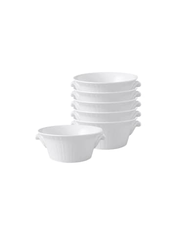 Villeroy & Boch 6er Set Suppentassen Cellini 400 ml in weiß