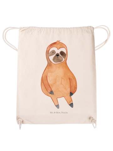 Mr. & Mrs. Panda Jutebeutel Faultier Zufrieden ohne Spruch in Creme