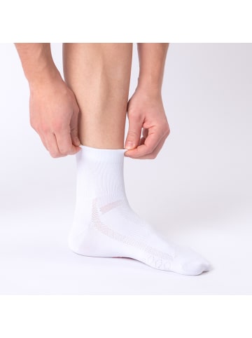 Occulto 2er Pack kurze Rennradsocken Thomas in Navy-Weiß