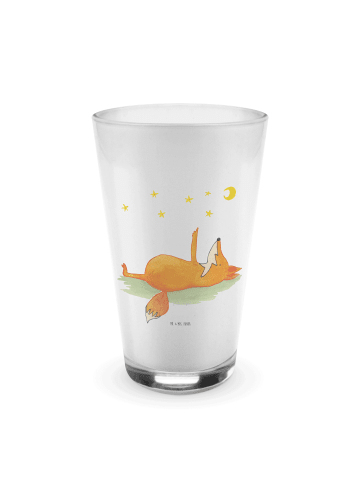 Mr. & Mrs. Panda Longdrinkglas Fuchs Sterne ohne Spruch in Transparent