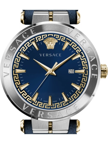 Versace Analoguhr für Herren in blau