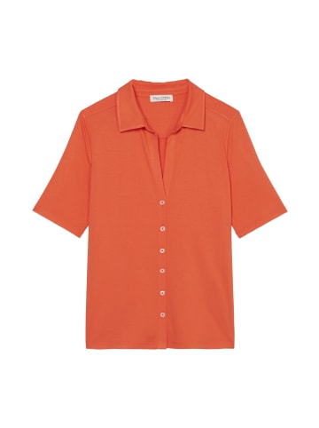 Marc O'Polo Kurzarm-Jerseybluse in fruity orange