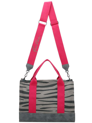 Fritzi aus Preußen Shopper Canvas Tote Bag in Zebra Wild