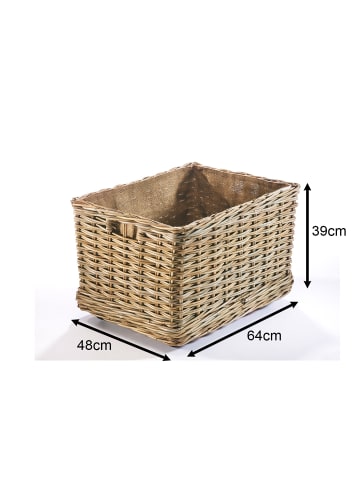kobolo Kaminholzkorb FIREWOOD222 in Grau