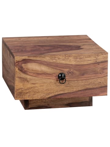 KADIMA DESIGN Design Nachttisch MUMBAI Massiv-Holz 40x40x25 cm in Massivholz