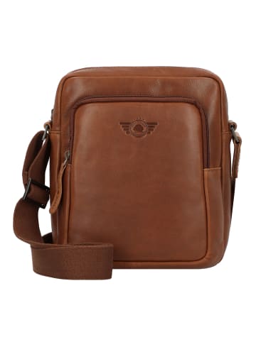 Greenburry Vintage Umhängetasche Leder 20 cm in natur