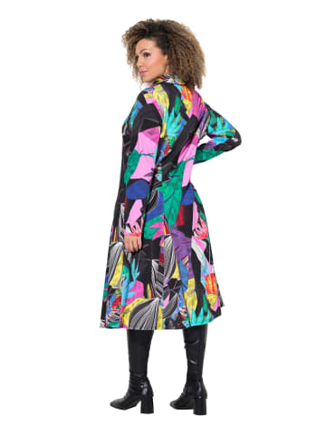 Ulla Popken Hemdblusenkleid in schwarz